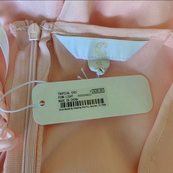 Charming Charlie Blush Dress Size Small - Picture 10 of 10